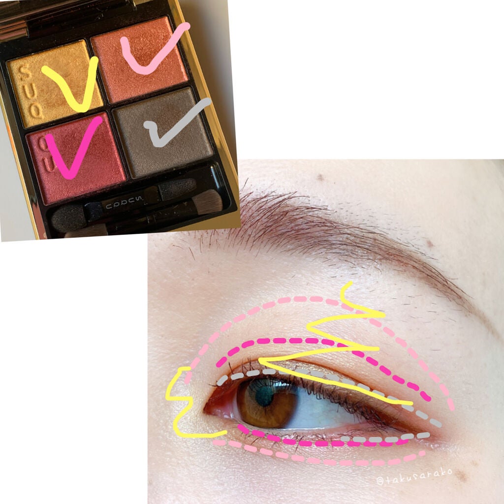 シグニチャー カラー アイズ/SUQQU/アイシャドウパレットを使ったクチコミ(5枚目)