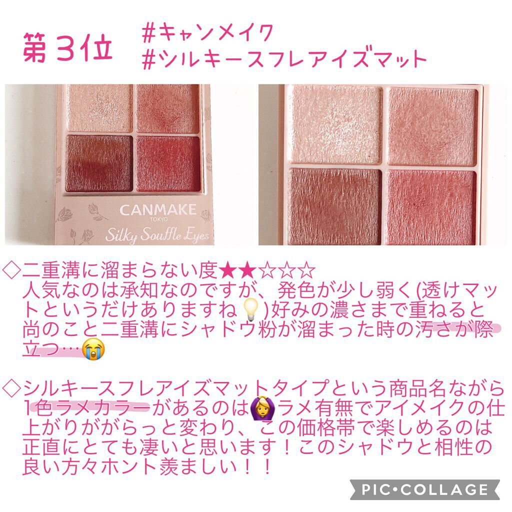 パーフェクトマルチアイズ/キャンメイク/アイシャドウパレットを使ったクチコミ(7枚目)