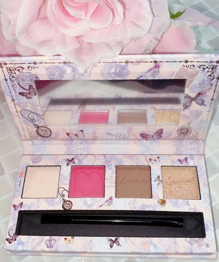 恋愛物語 4色アイシャドウパレット/FLORTTE/アイシャドウパレットを使ったクチコミ(2枚目)