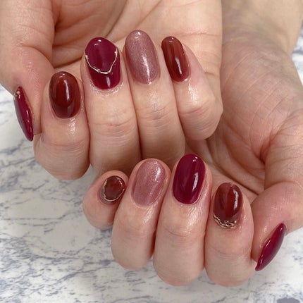 たらちゃん☆follow back100 on LIPS 「安定の適当注文。ボルドーがいいんですけど…でもワンカラーやとケ..」(4枚目)