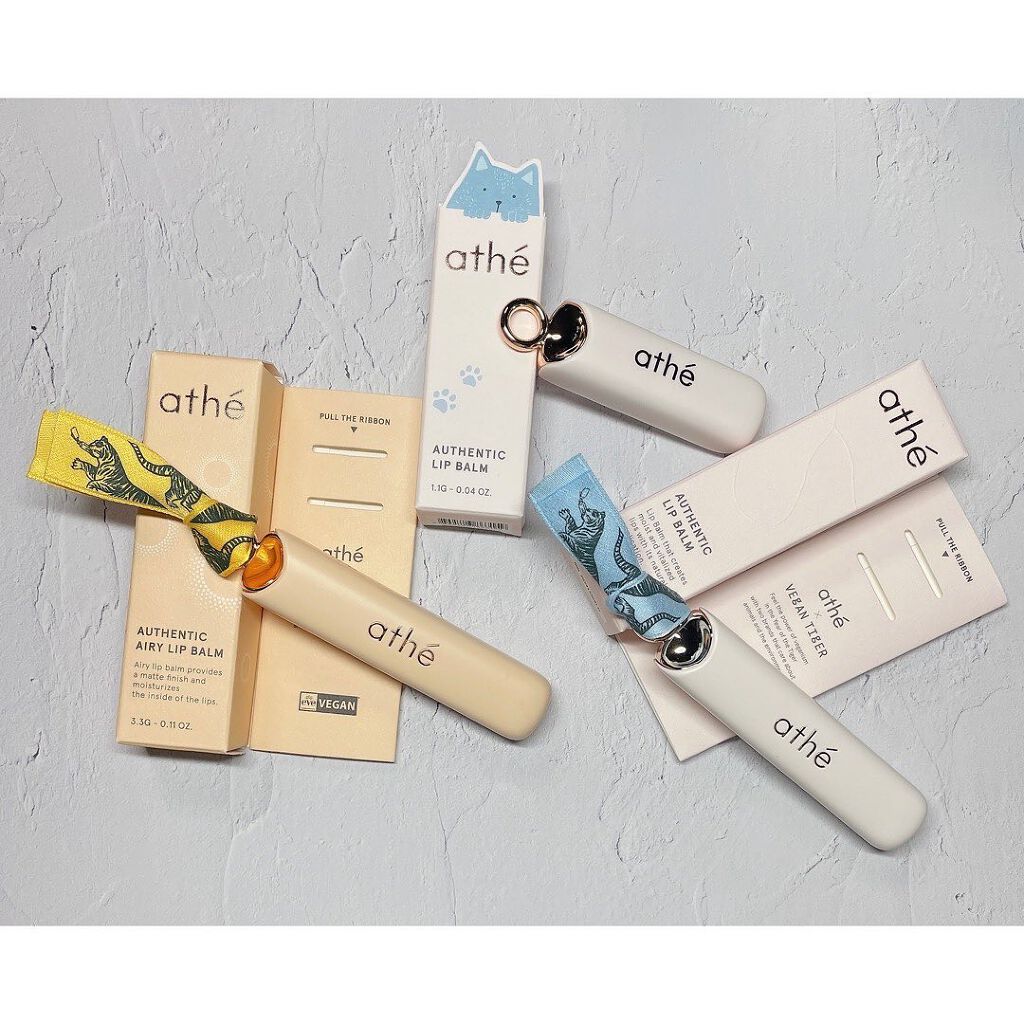 オーセンティック リップ バーム/athé/口紅を使ったクチコミ（1枚目）