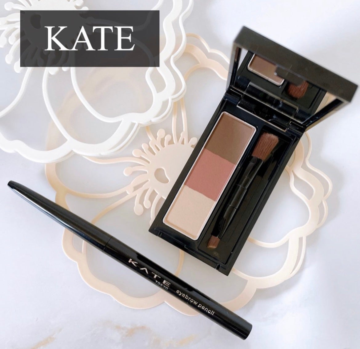 ケイト デザイニングアイブロウ3D/KATE/パウダーアイブロウを使ったクチコミ(1枚目)