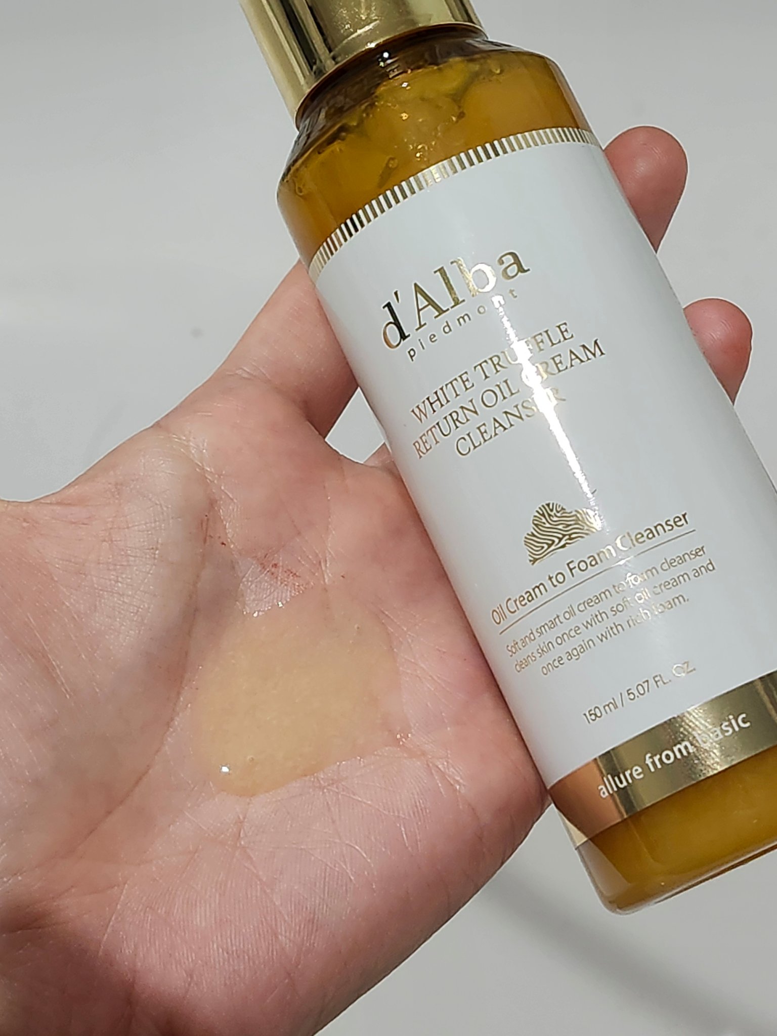 ホワイトトリュフリターンオイルクリームクレンザー/ダルバ/クレンジングを使ったクチコミ（3枚目）