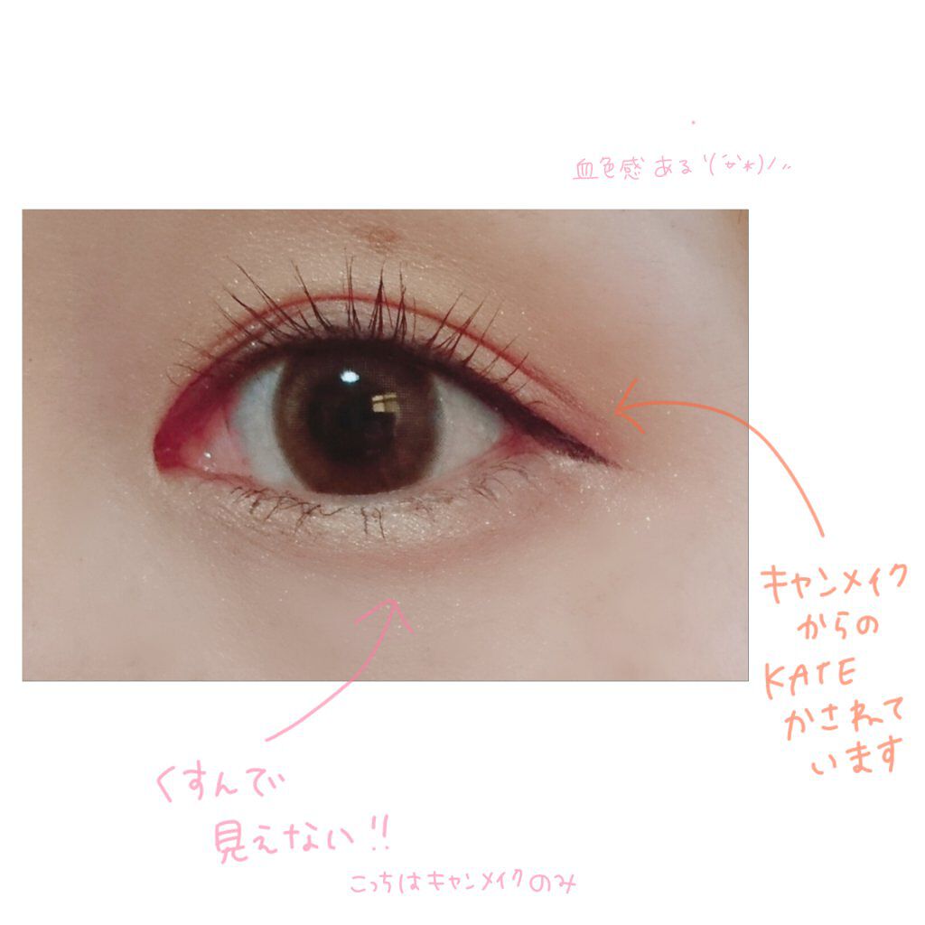 3wayスリムアイルージュライナー/キャンメイク/リキッドアイライナーを使ったクチコミ(5枚目)