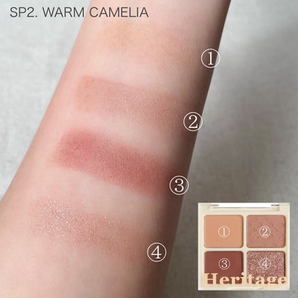 ザ ヘリテージ シャドウパレット/MERZY/アイシャドウパレットを使ったクチコミ(5枚目)