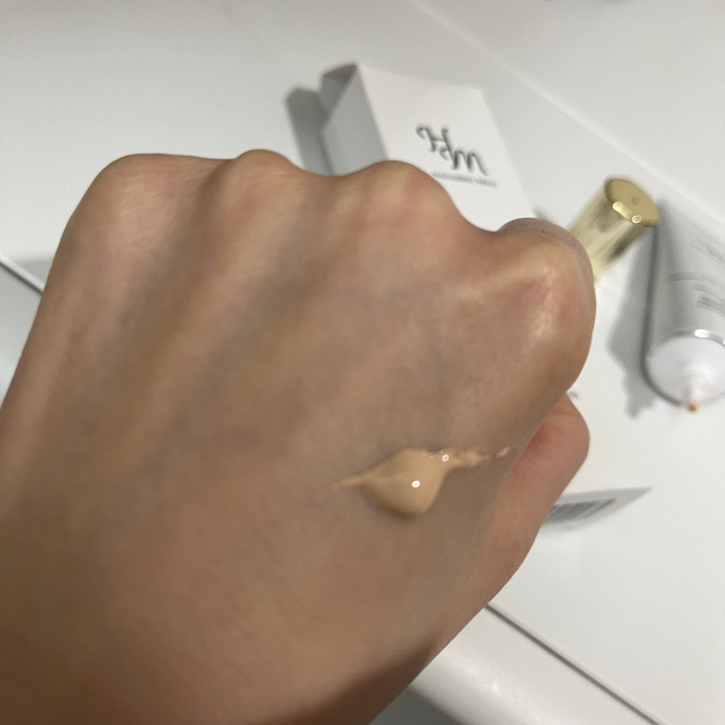 リンクルケア&ホワイトニング ハイエンディストファンデーション/ハダメキミライ/リキッドファンデーションを使ったクチコミ(2枚目)