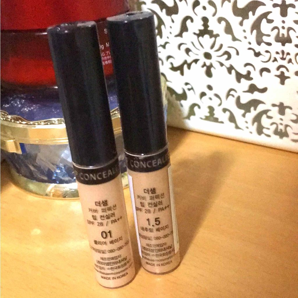 カバーパーフェクション チップコンシーラー/the SAEM/リキッドコンシーラーを使ったクチコミ(1枚目)