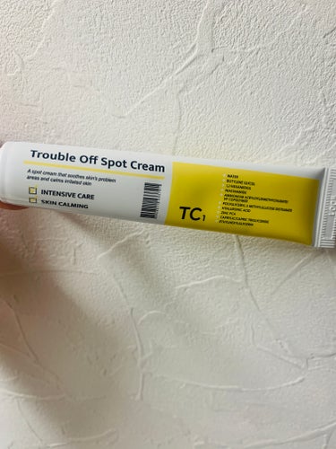 Trouble Off spot Cream/TC1/フェイスクリームを使ったクチコミ（1枚目）