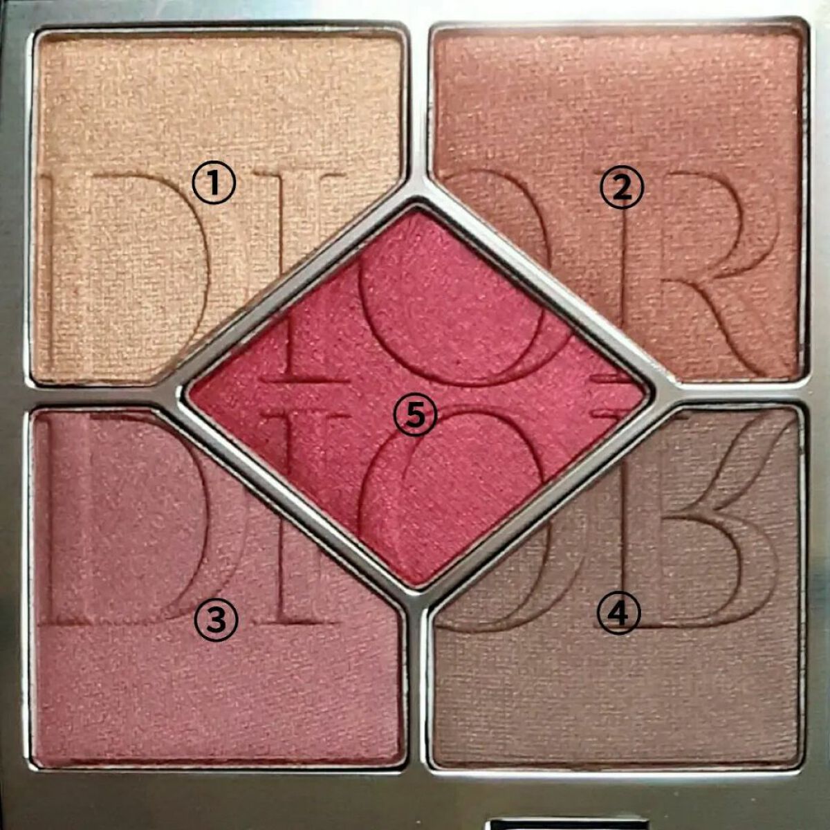 【旧】サンク クルール クチュール/Dior/アイシャドウパレットを使ったクチコミ（3枚目）