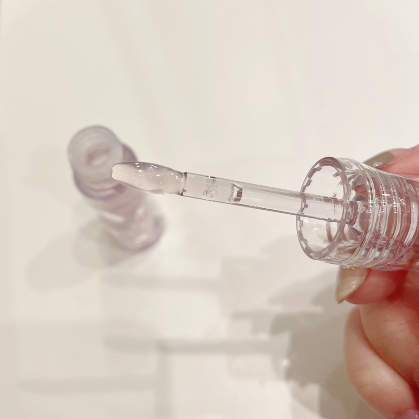 ガラスプランパー 01 はちみつピンク/CipiCipi/リッププランパーを使ったクチコミ（2枚目）