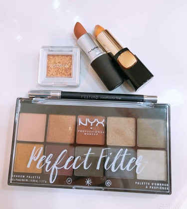 パーフェクトフィルター シャドウ パレット/NYX Professional Makeup/アイシャドウパレットを使ったクチコミ（2枚目）