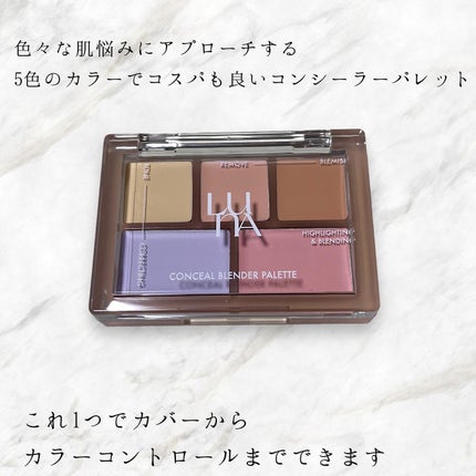 コンシールブレンダーパレット/LUNA/パレットコンシーラーを使ったクチコミ(2枚目)