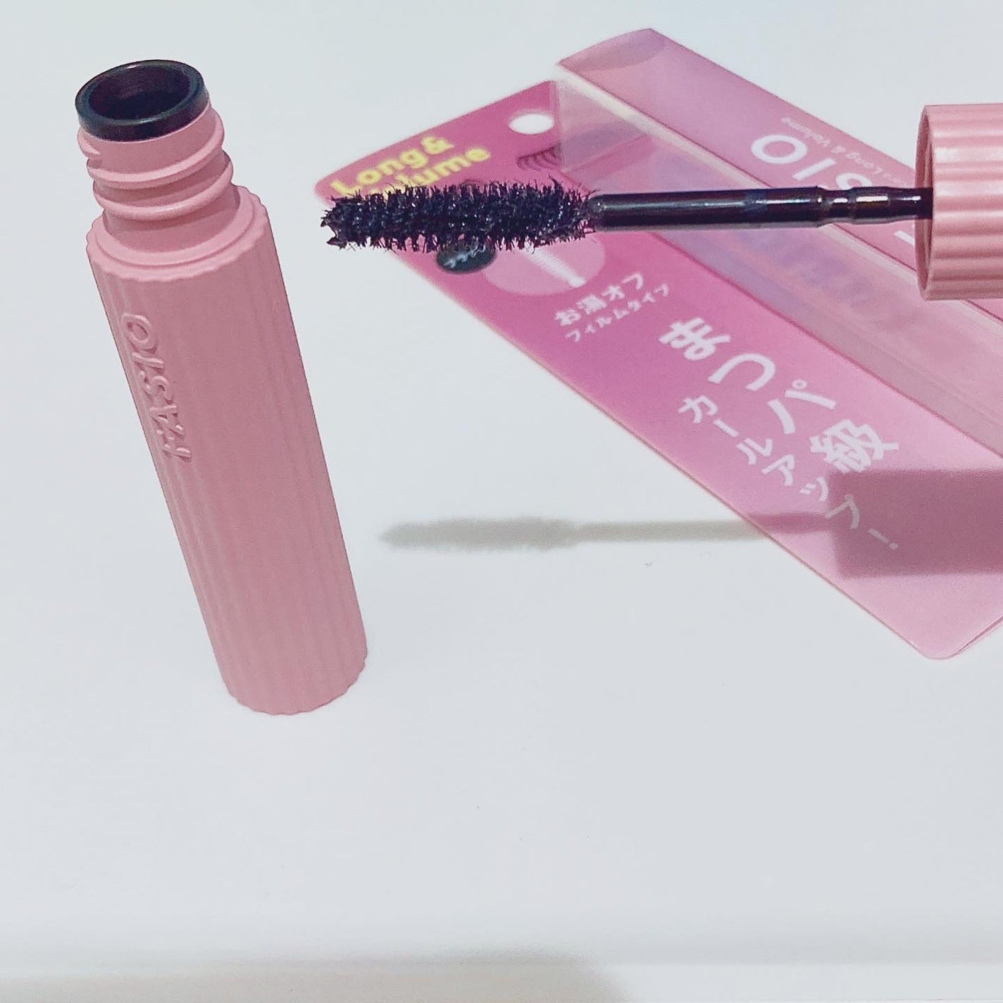 まつパ級 フィルム マスカラ (ロング&ボリューム)/FASIO/マスカラを使ったクチコミ(4枚目)