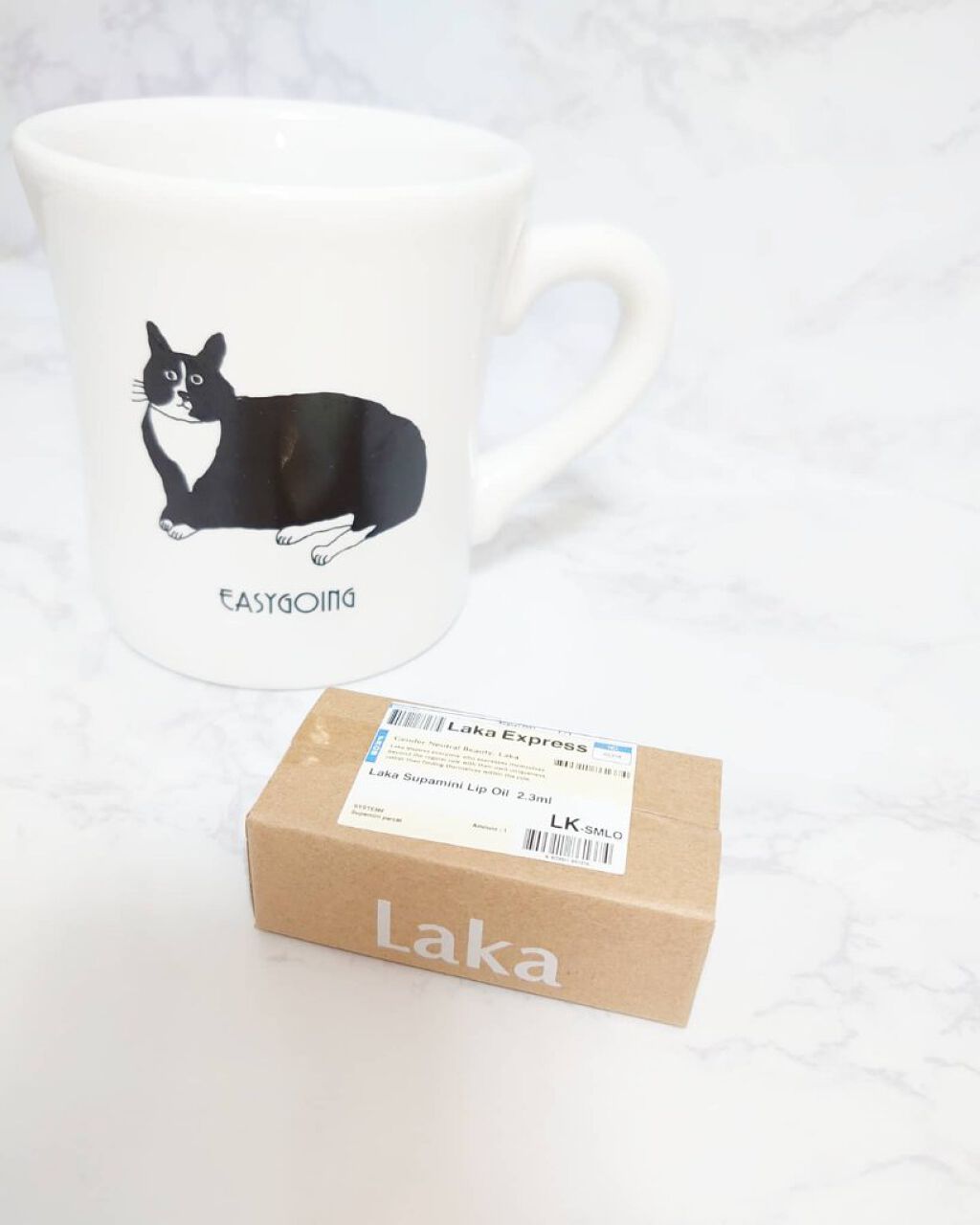 スーパーミニオイルリップ/Laka/リップケアを使ったクチコミ（1枚目）