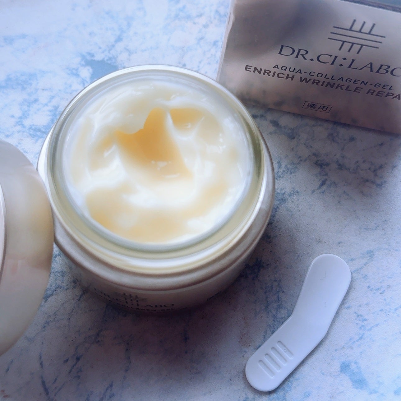 薬用アクアコラーゲンゲル エンリッチリンクルリペア/ドクターシーラボⓇ/フェイスクリームを使ったクチコミ(2枚目)