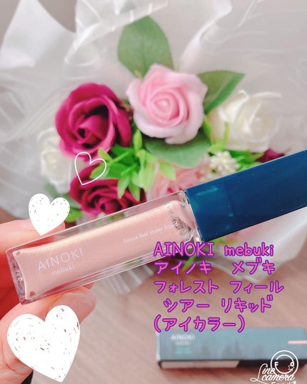 フォレスト フィール シアー リキッド/AINOKI mebuki/リキッドアイシャドウを使ったクチコミ(1枚目)