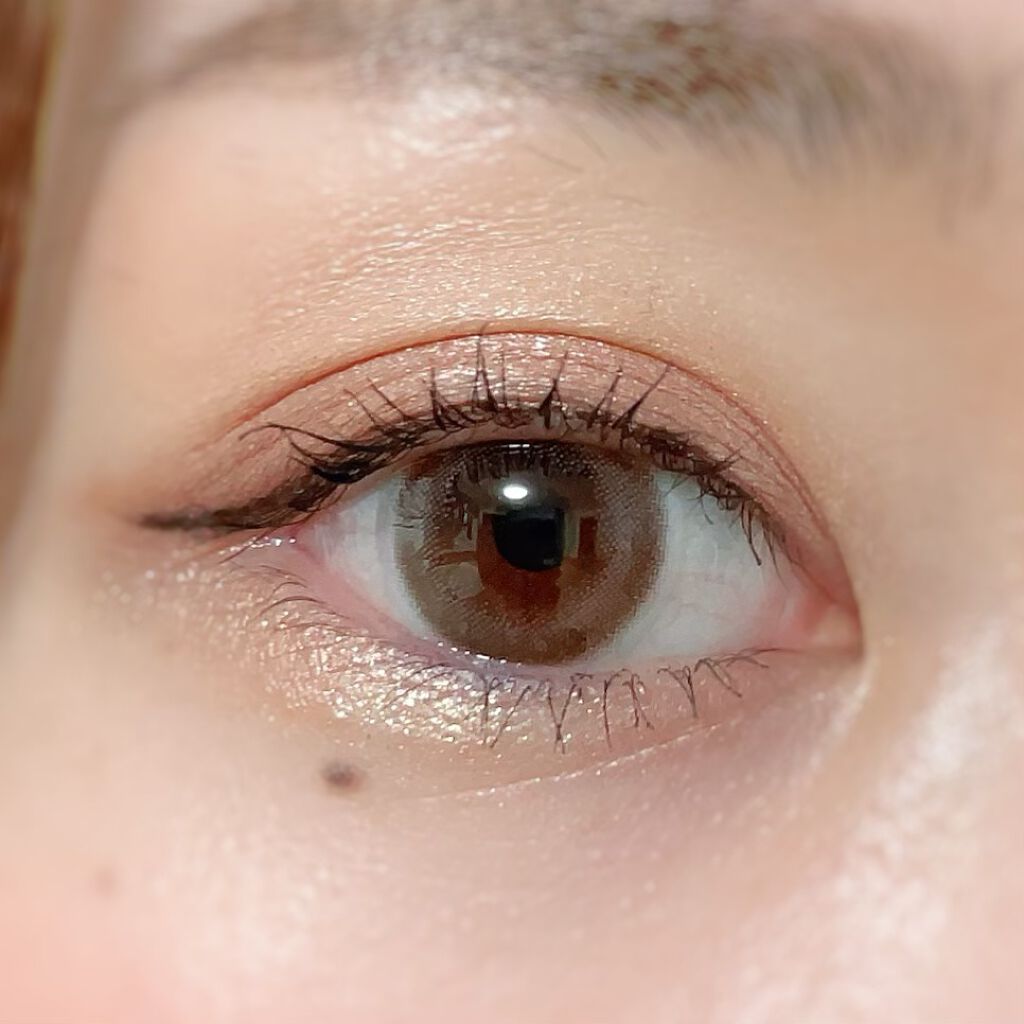 Chu's me 1day ピーチブラウン/Chu's me/ワンデー（１DAY）カラコンを使ったクチコミ（3枚目）