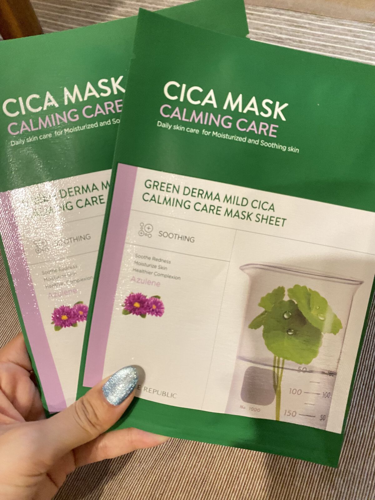 グリーンダーマ マイルドシカ カーミングケア マスク/ネイチャーリパブリック/シートマスク・パックを使ったクチコミ（1枚目）