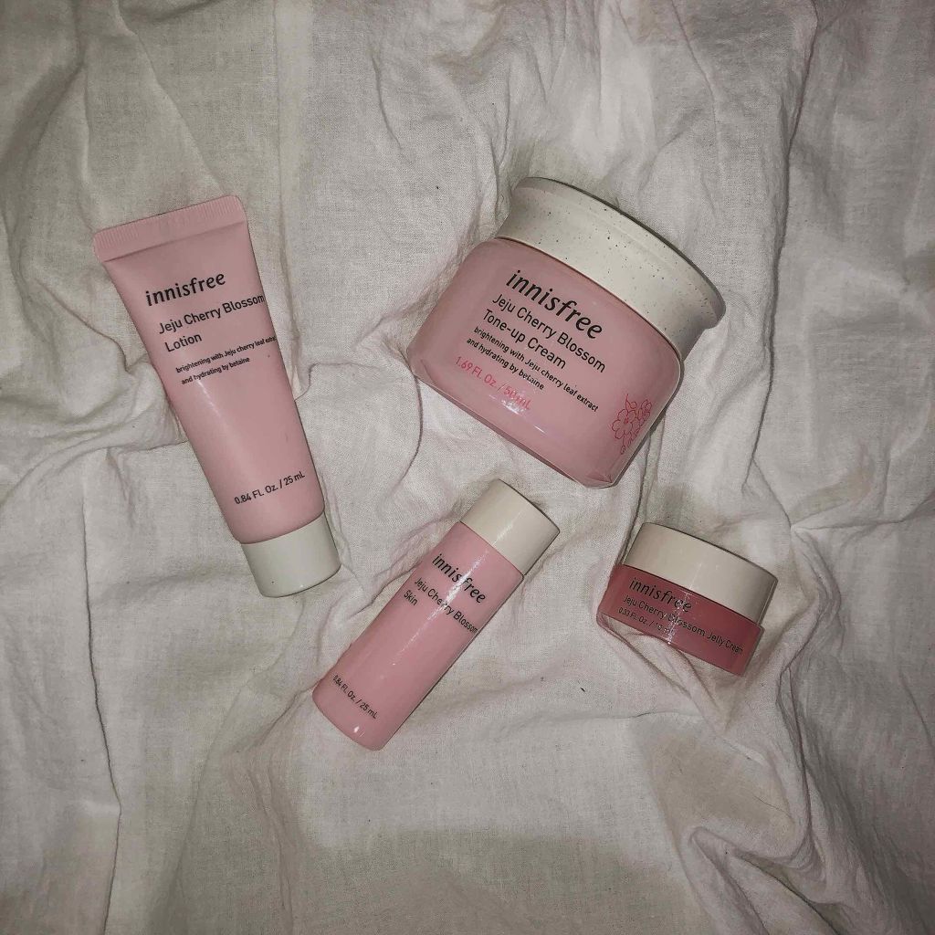 チェジュ チェリーブロッサム トーンアップクリーム/innisfree/化粧下地を使ったクチコミ(1枚目)