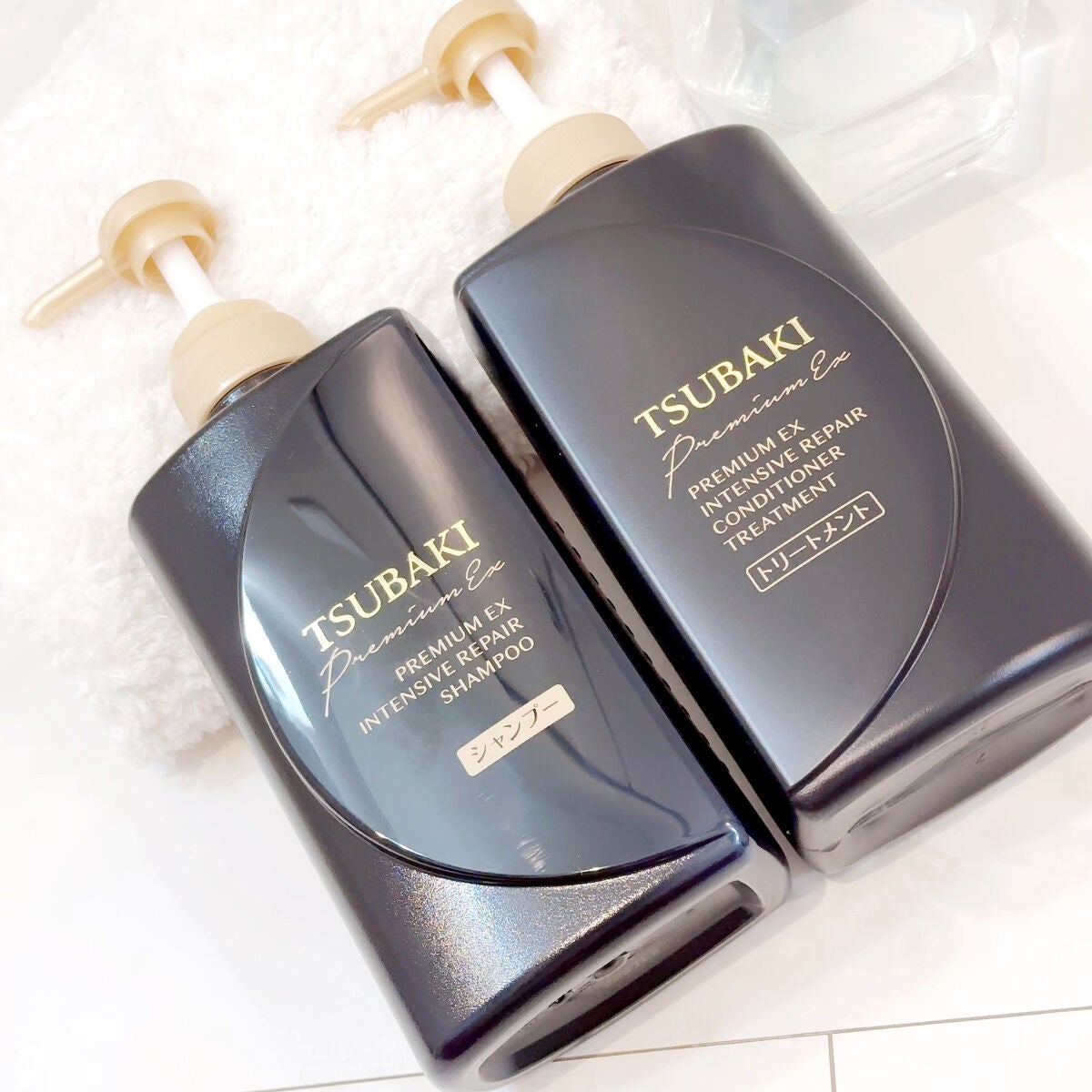 プレミアムEX インテンシブリペア <シャンプー>/コンディショナー<ヘアトリートメント> /TSUBAKI/市販シャンプーを使ったクチコミ(3枚目)