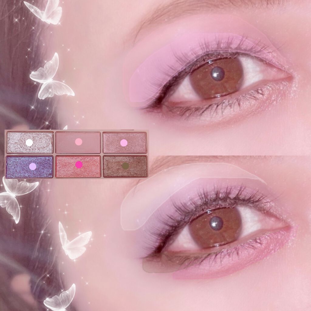 イロアソビ 6色アイパレット/iroasobi/アイシャドウパレットを使ったクチコミ(7枚目)