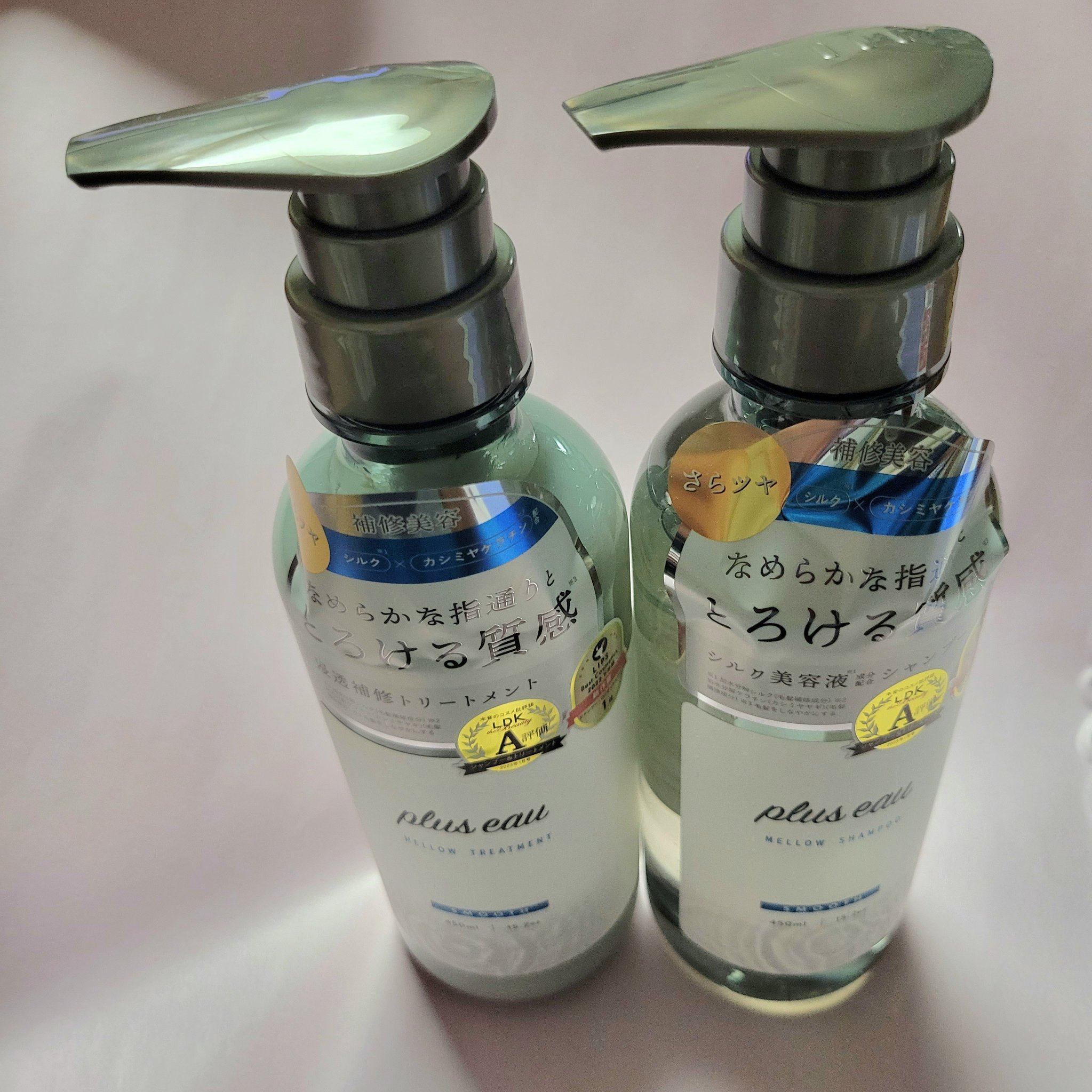 メロウシャンプー/メロウトリートメント/plus eau/市販シャンプーを使ったクチコミ（3枚目）