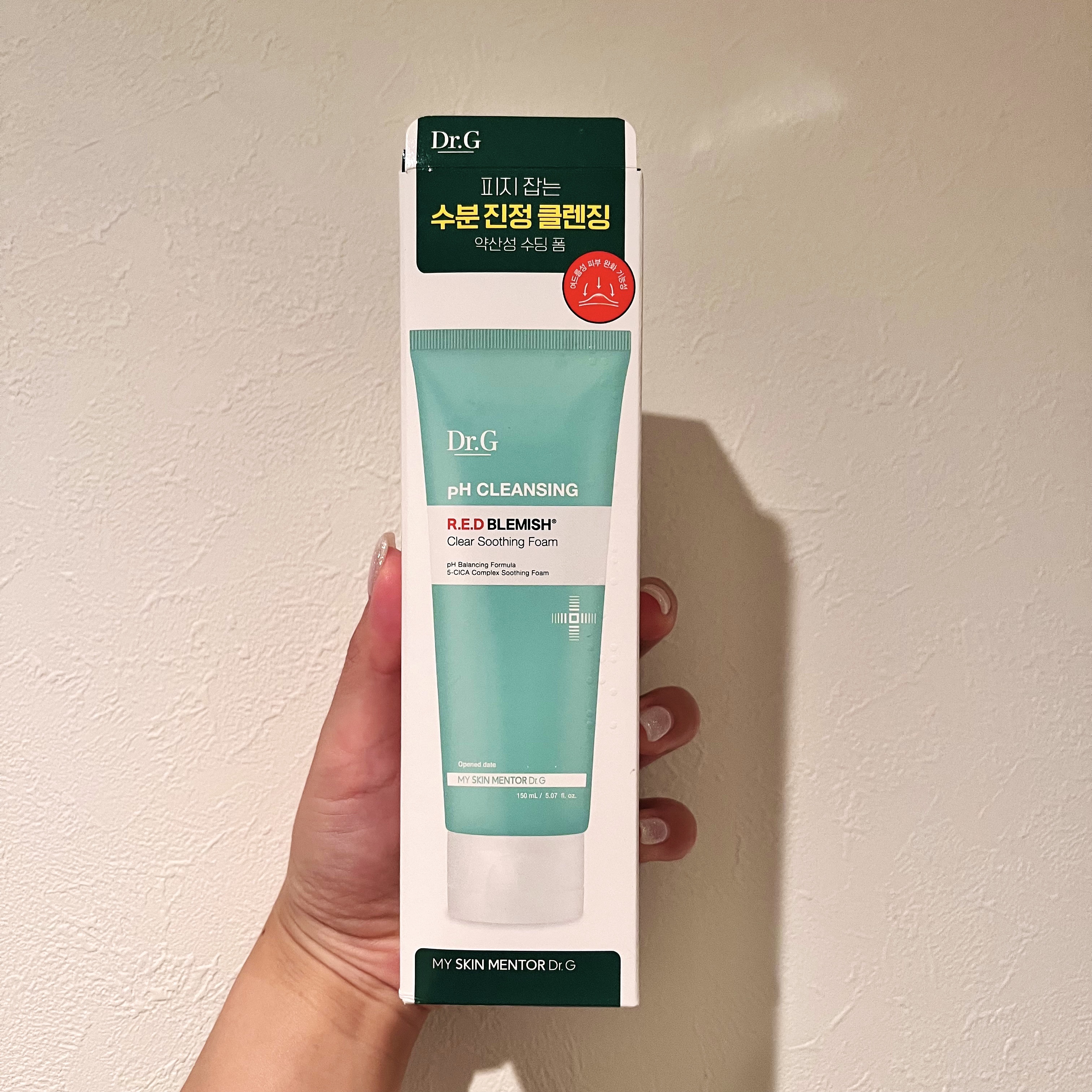 弱酸性レッドブレミッシュクリアスージングフォーム/Dr.G/洗顔フォームを使ったクチコミ（3枚目）
