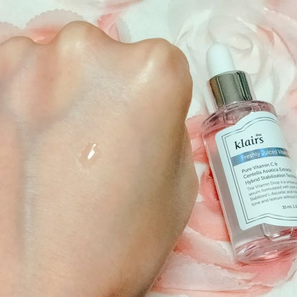 フレッシュリージュースドビタミンドロップ(35ml)/Klairs/美容液を使ったクチコミ(3枚目)