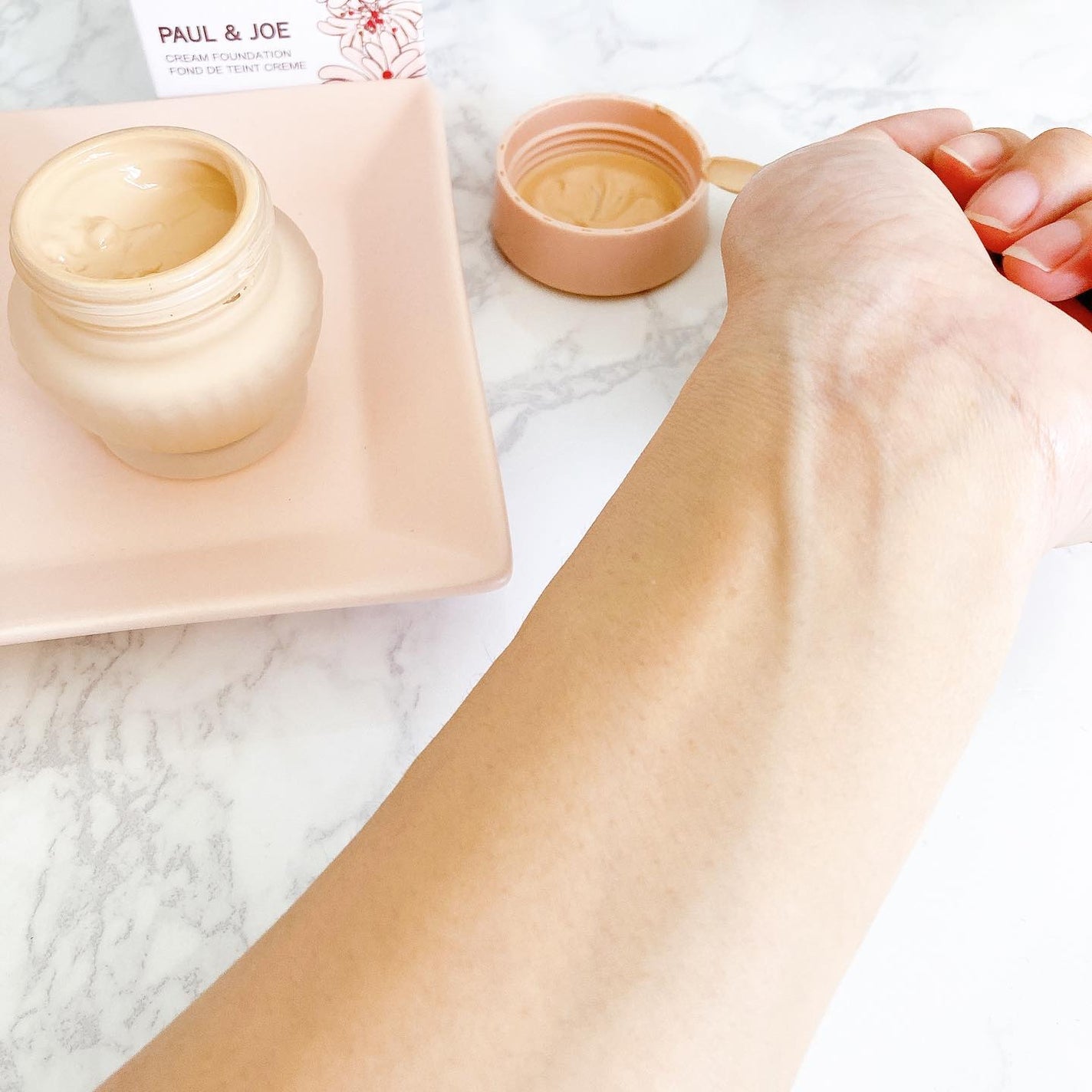 フォンダン クリーム ファンデーション/PAUL & JOE BEAUTE/クリーム・エマルジョンファンデーションを使ったクチコミ(4枚目)
