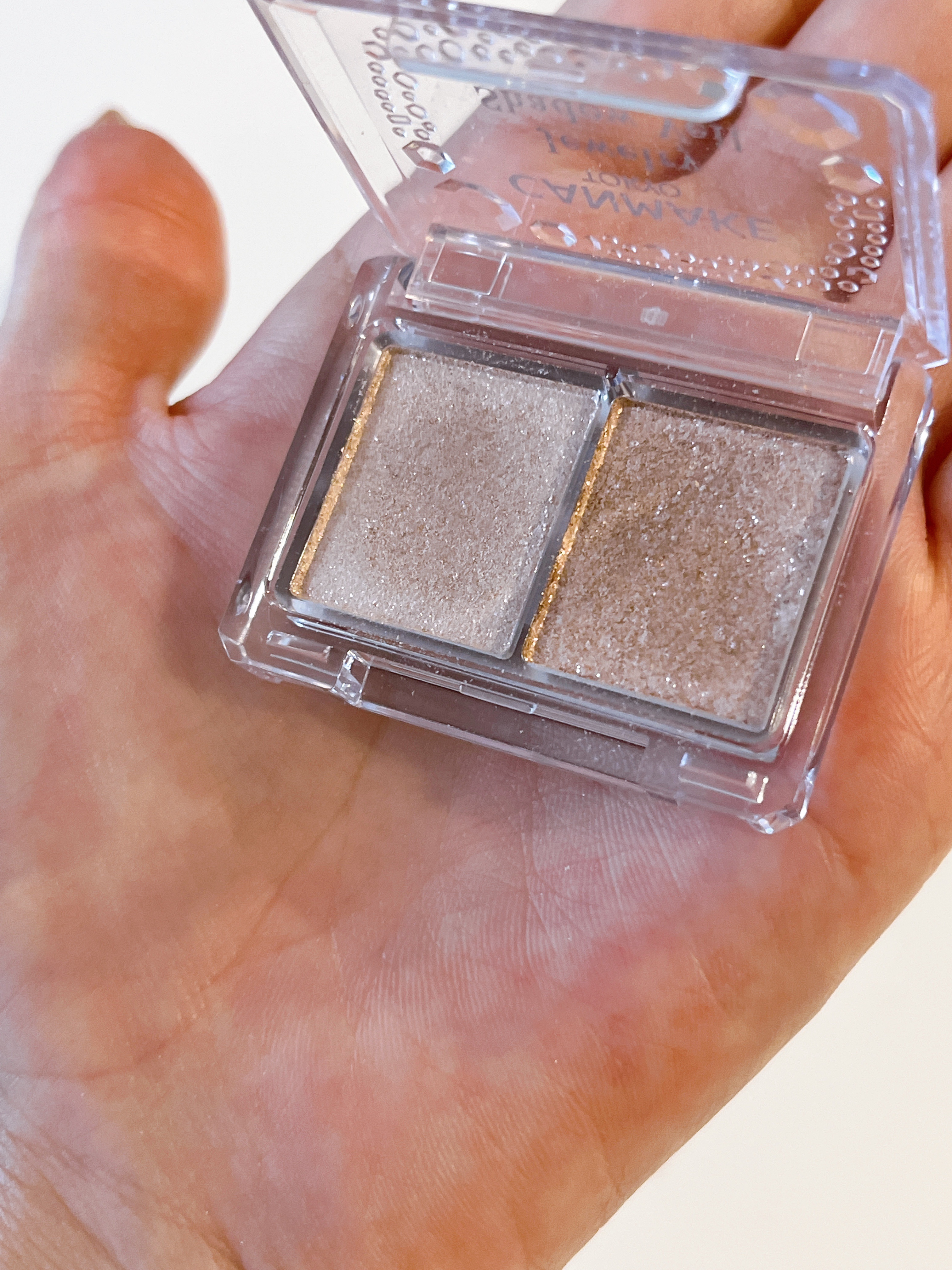 ジュエリーシャドウベール 03 ベビーローズ/キャンメイク/アイシャドウパレットを使ったクチコミ（3枚目）