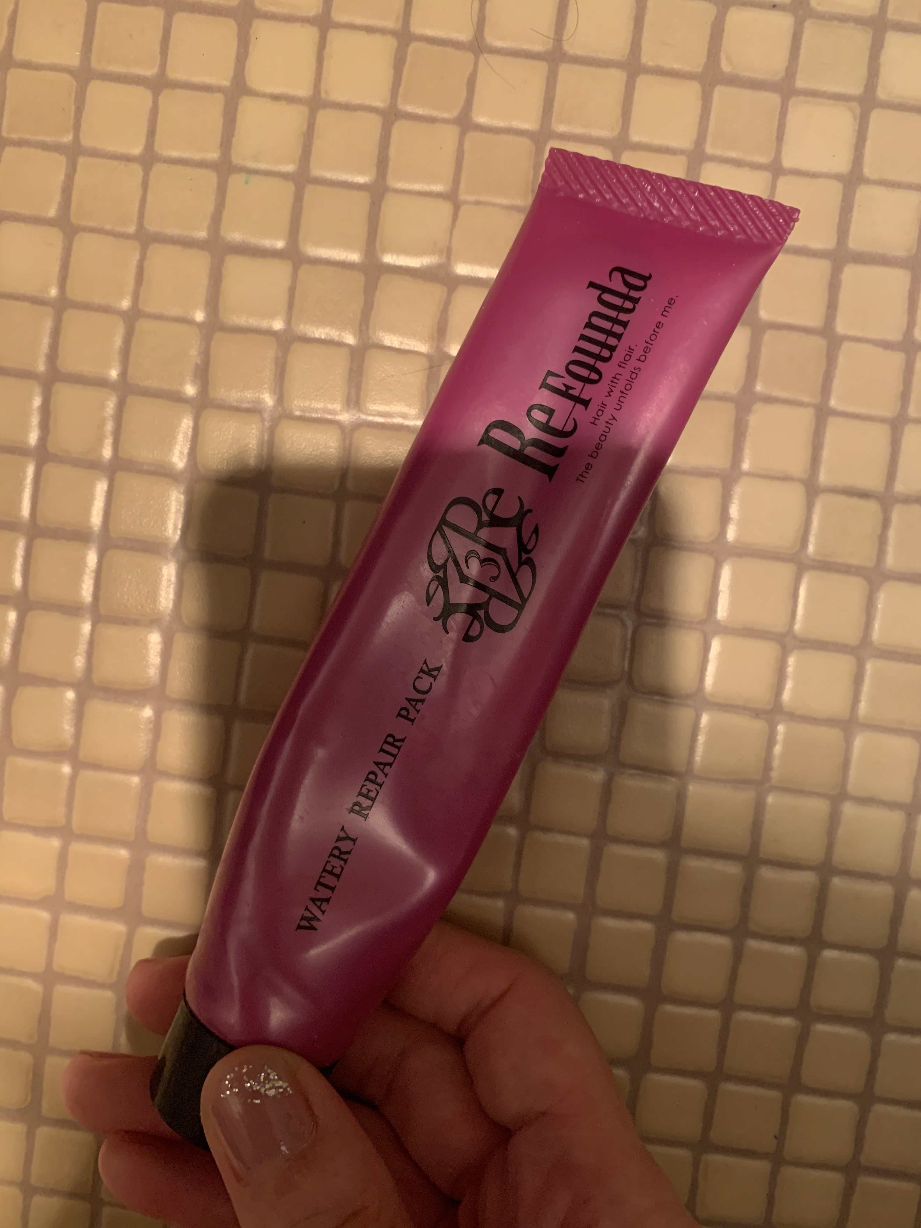 リファンデウォータリーリペアパック しっとり/サロンシャンプー/ヘアマスク・ヘアパックを使ったクチコミ（1枚目）