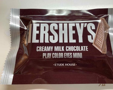 ハーシーズ　×   エチュードハウス
コラボパレット✨🎨

HERSHEY'S creamy milk chocolate 
Play color eyes mini🍫


これはエチュードとハーシーズ