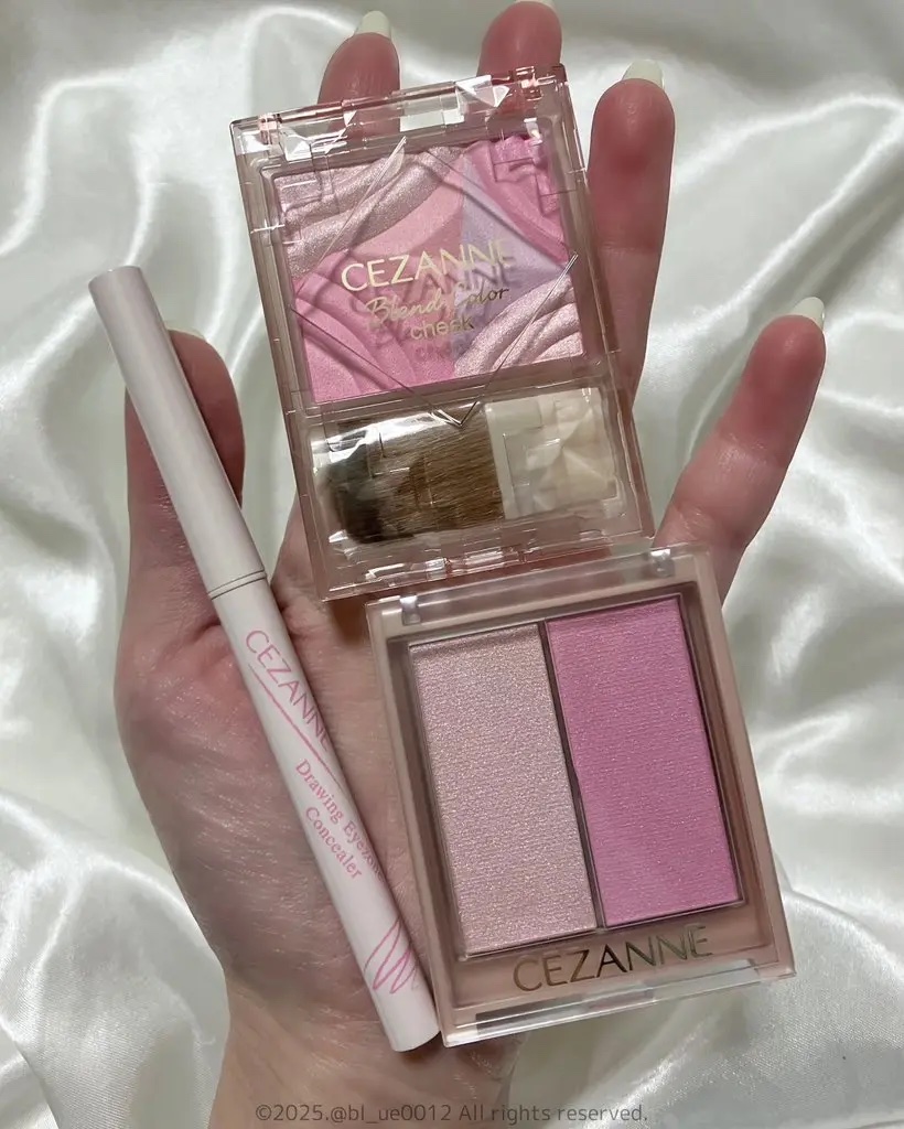 フェイスグロウカラー/CEZANNE/クリームハイライトを使ったクチコミ（2枚目）