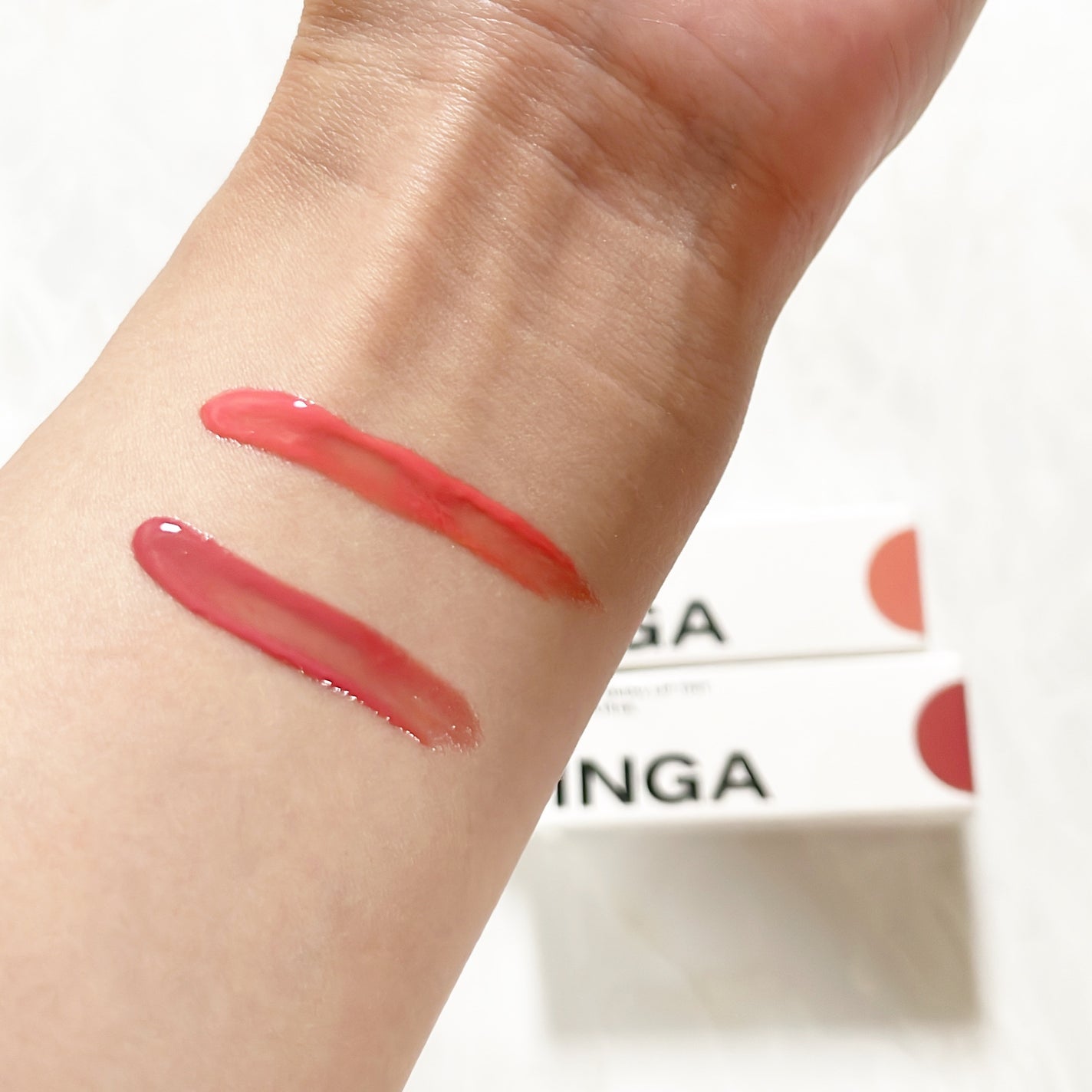 ウォーターグローリップティント/INGA/リップティントを使ったクチコミ(4枚目)