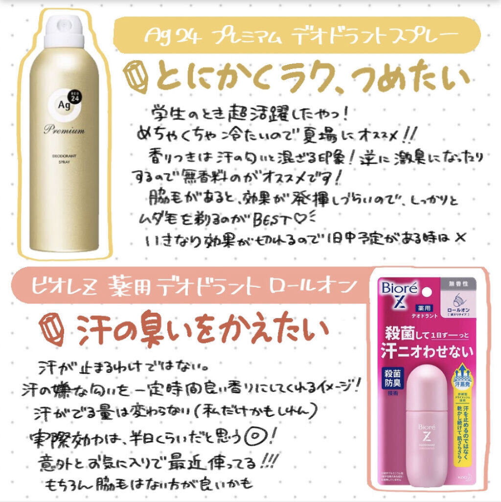 薬用デオドラントＺ ロールオン せっけんの香り/ビオレ/デオドラント・制汗剤を使ったクチコミ（3枚目）