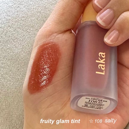 フルーティーグラムティント/Laka/リップティントを使ったクチコミ(4枚目)