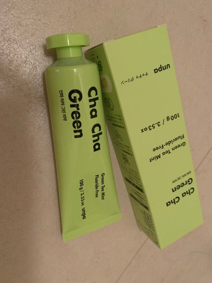 Cha Cha Charcoal Vegan Greentea Toothpaste/chacha/歯磨き粉を使ったクチコミ(1枚目)