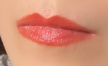 ルージュ アンリミテッド ラッカーシャイン ジンジャーブラッシュ（限定）/shu uemura/口紅を使ったクチコミ（3枚目）