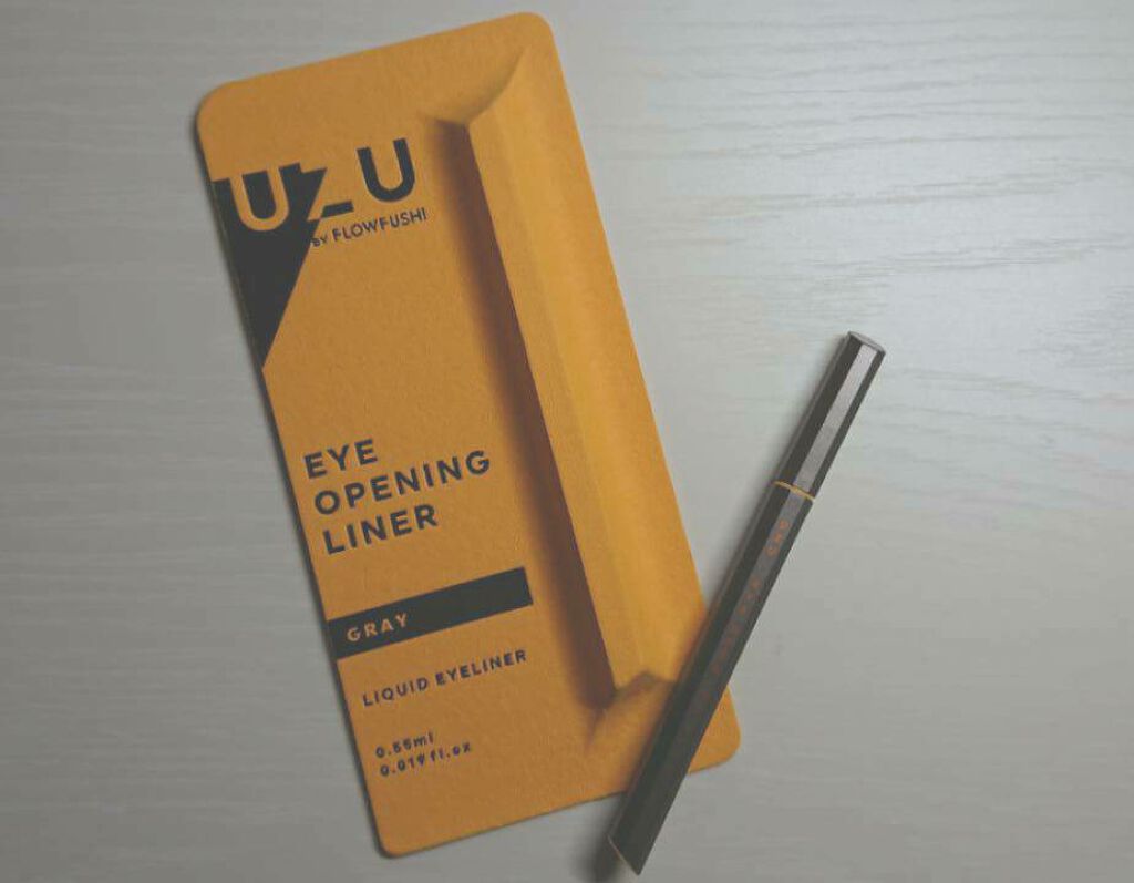 EYE OPENING LINER/UZU BY FLOWFUSHI/リキッドアイライナーを使ったクチコミ(1枚目)