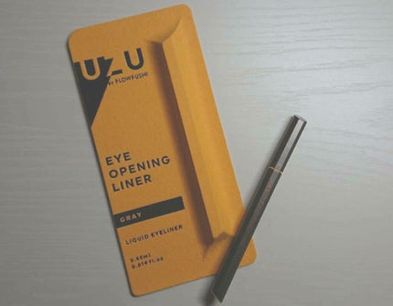 EYE OPENING LINER/UZU BY FLOWFUSHI/リキッドアイライナーを使ったクチコミ(1枚目)