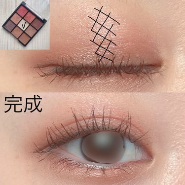 UR GLAM　BLOOMING EYE COLOR PALETTE/U R GLAM/パウダーアイシャドウを使ったクチコミ（3枚目）