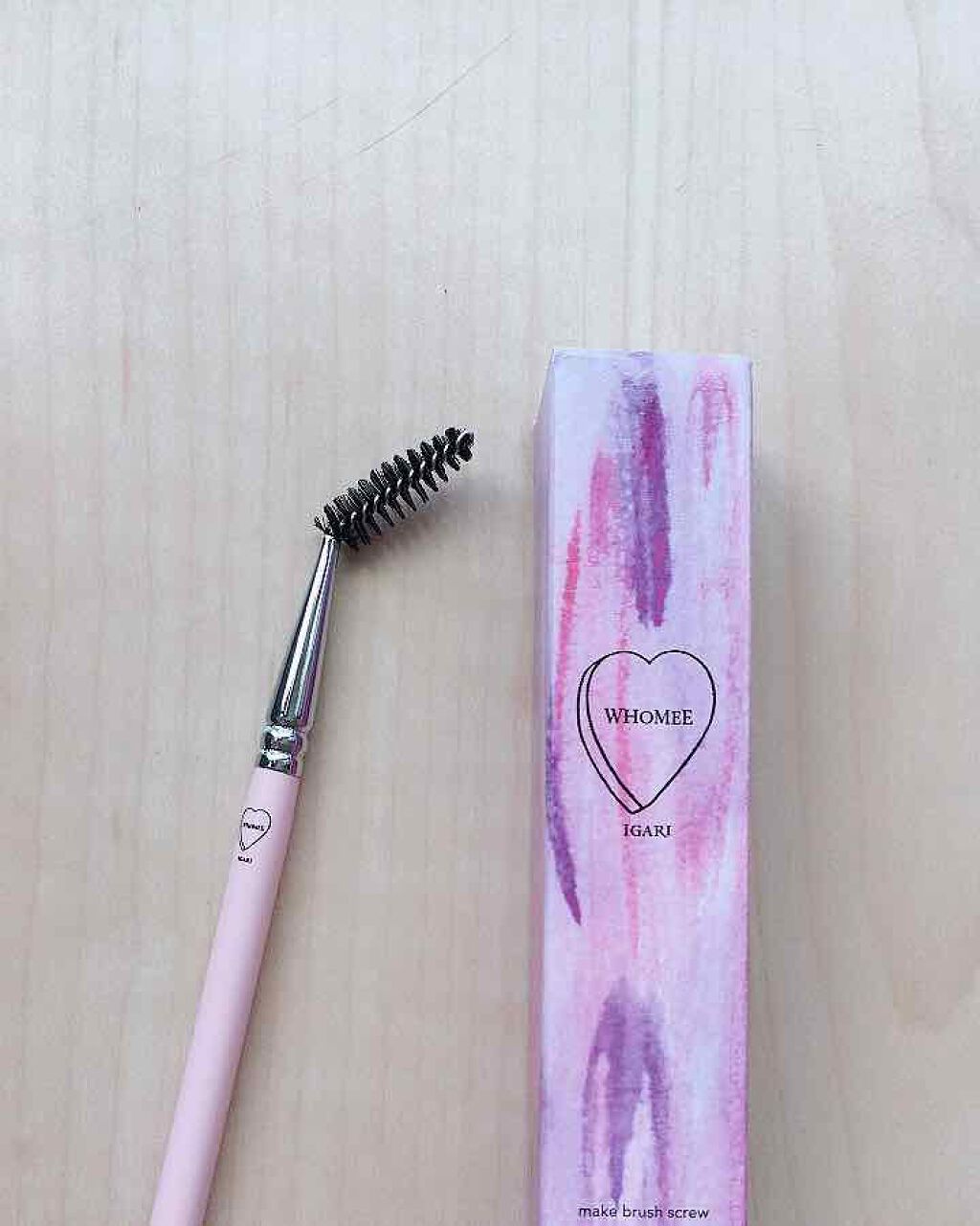 WHOMEE スクリューブラシのクチコミ「スクリューブラシ購入！
フーミーのスクリューブラシをゲット✌︎
最近アイブロウがうまく描けない.....」（1枚目）