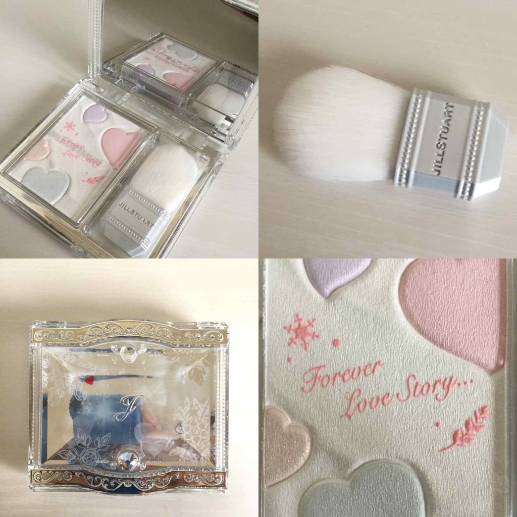 スノーイーラブドロップ フェイスパウダー/JILL STUART/プレストパウダーを使ったクチコミ(2枚目)