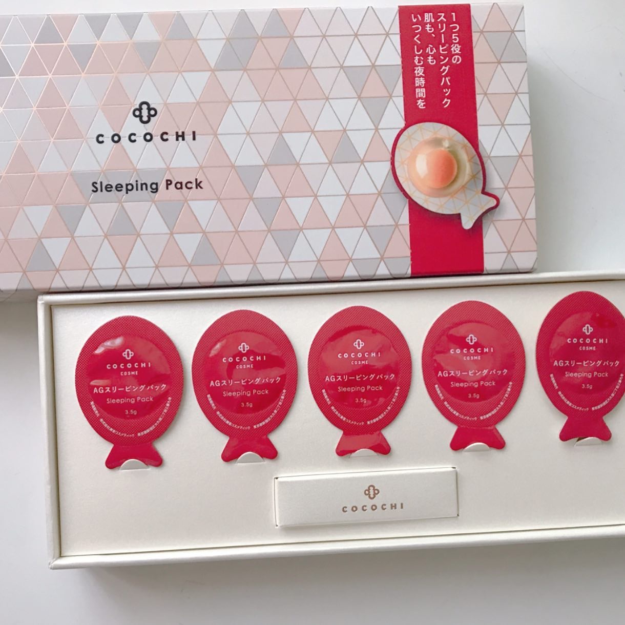 ココチ AG スリーピングパック N/COCOCHI/フェイスクリームを使ったクチコミ（1枚目）