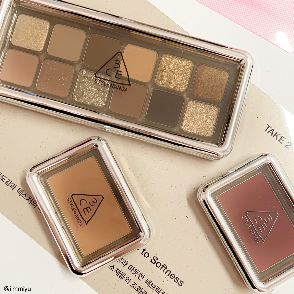 3CE ニューテイク アイシャドウパレット/3CE/アイシャドウパレットを使ったクチコミ(2枚目)
