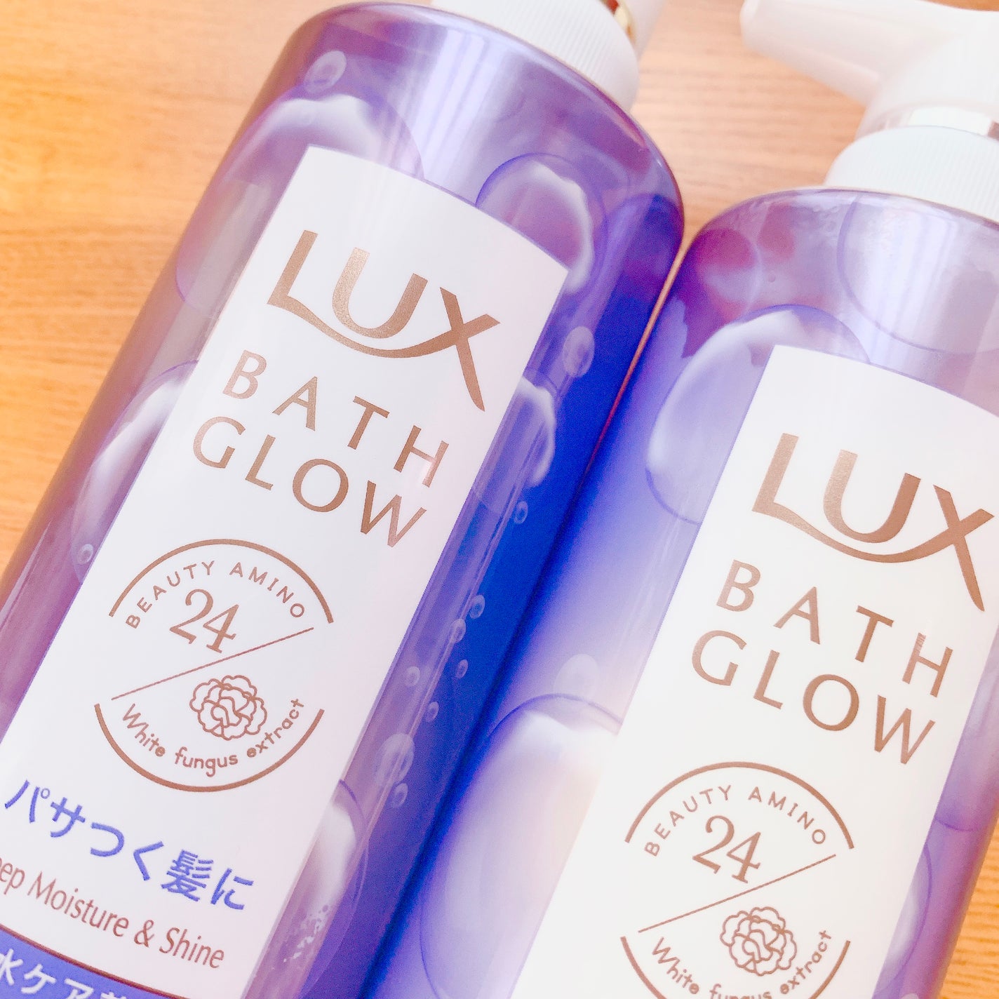 バスグロウ ディープモイスチャー&シャイン シャンプー/トリートメント/LUX/市販シャンプーを使ったクチコミ(4枚目)