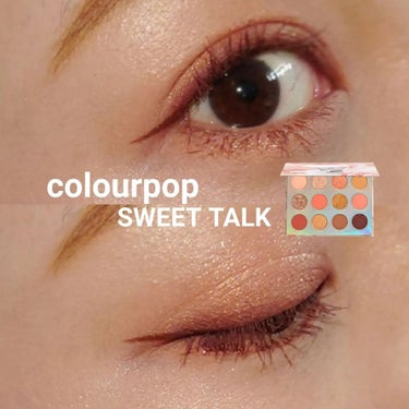 Eye Palette-Sweet Talk/ColourPop/アイシャドウパレットを使ったクチコミ（1枚目）