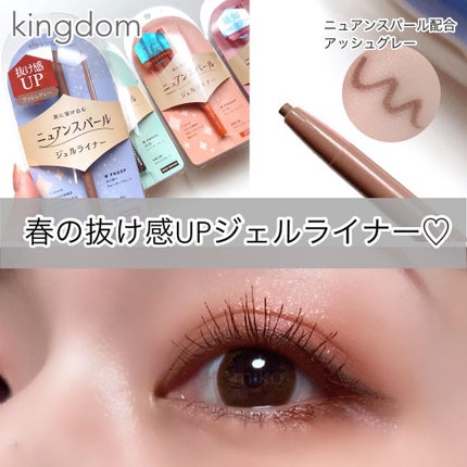 ニュアンスジェルアイライナーWP/キングダム/ジェルアイライナーを使ったクチコミ(1枚目)