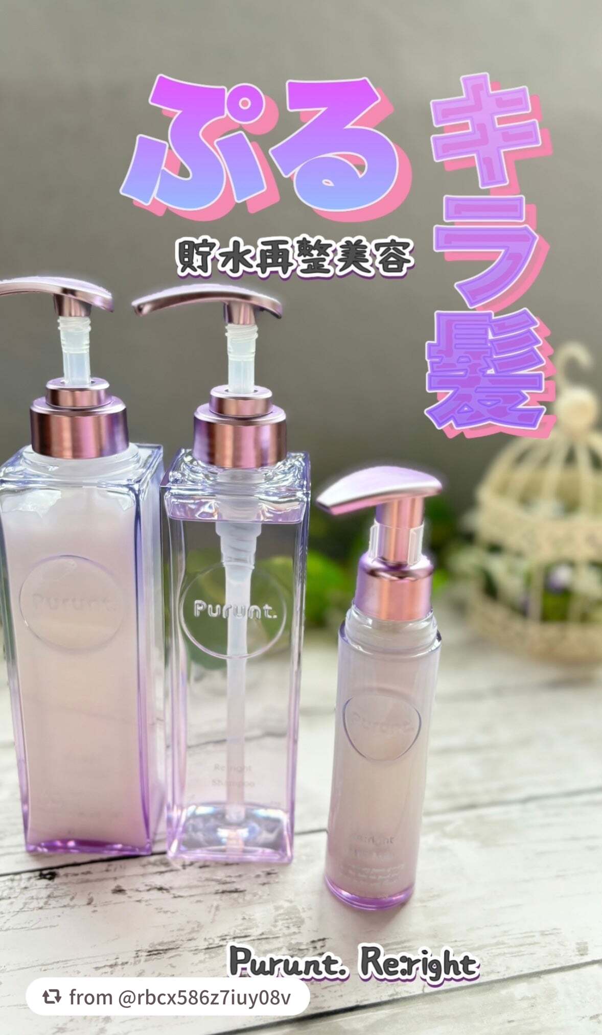 プルント リライト美容液シャンプー/トリートメント/Purunt./市販シャンプーを使ったクチコミ(1枚目)