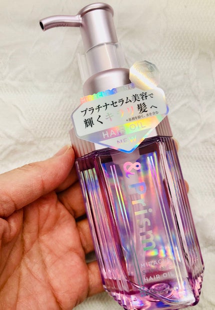 ミラクル シャイン ヘアオイル/&Prism/ヘアオイルを使ったクチコミ(1枚目)
